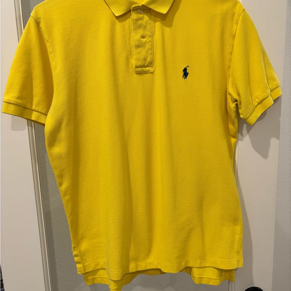 Polo by Ralph Lauren Men's Yellow Polo Shirt